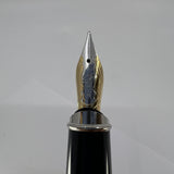 S.T. Dupont Orpheo (Largest Size) Black Laque de Chine  Fountain Pen - Medium 18kt Gold Nib