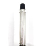 Montblanc Boheme Sterling Silver Barleycorn Ballpoint Pen -  Blue Stone in Clip