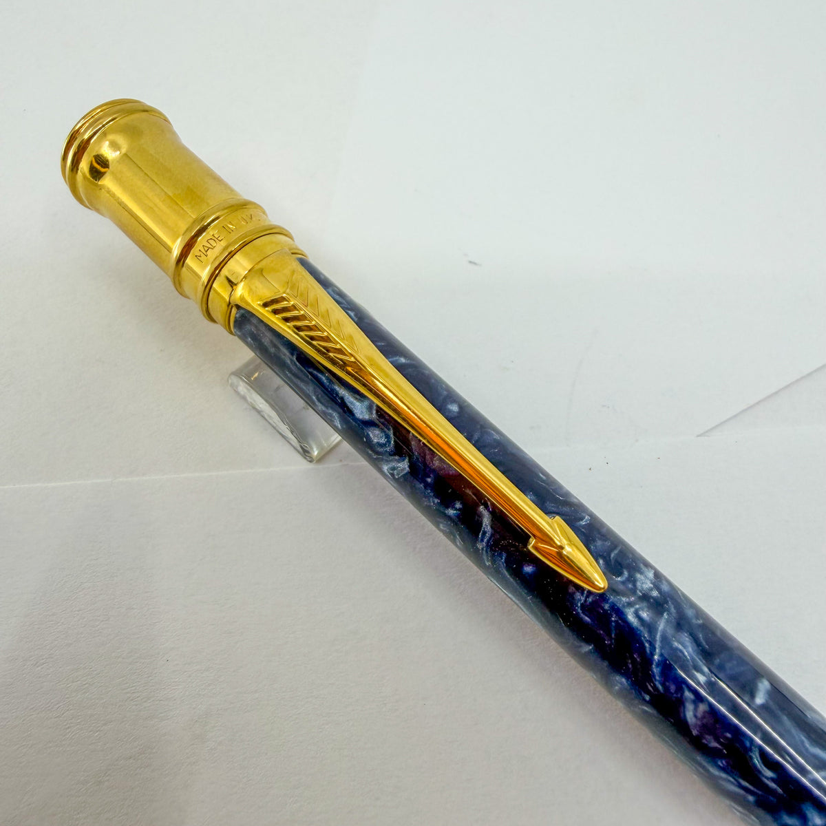 Parker Duofold  Blue Marble  Ballpoint Pen