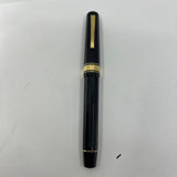 OMAS Senior Paragon Extra Black Resin Fountain Pen - Flexible Medium 18kt Gold Nib