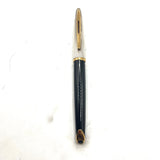 Waterman Carene Deluxe Black Barrel/Silver-Plated Cap Fountain  Pen   - Fine 18kt Gold Nib