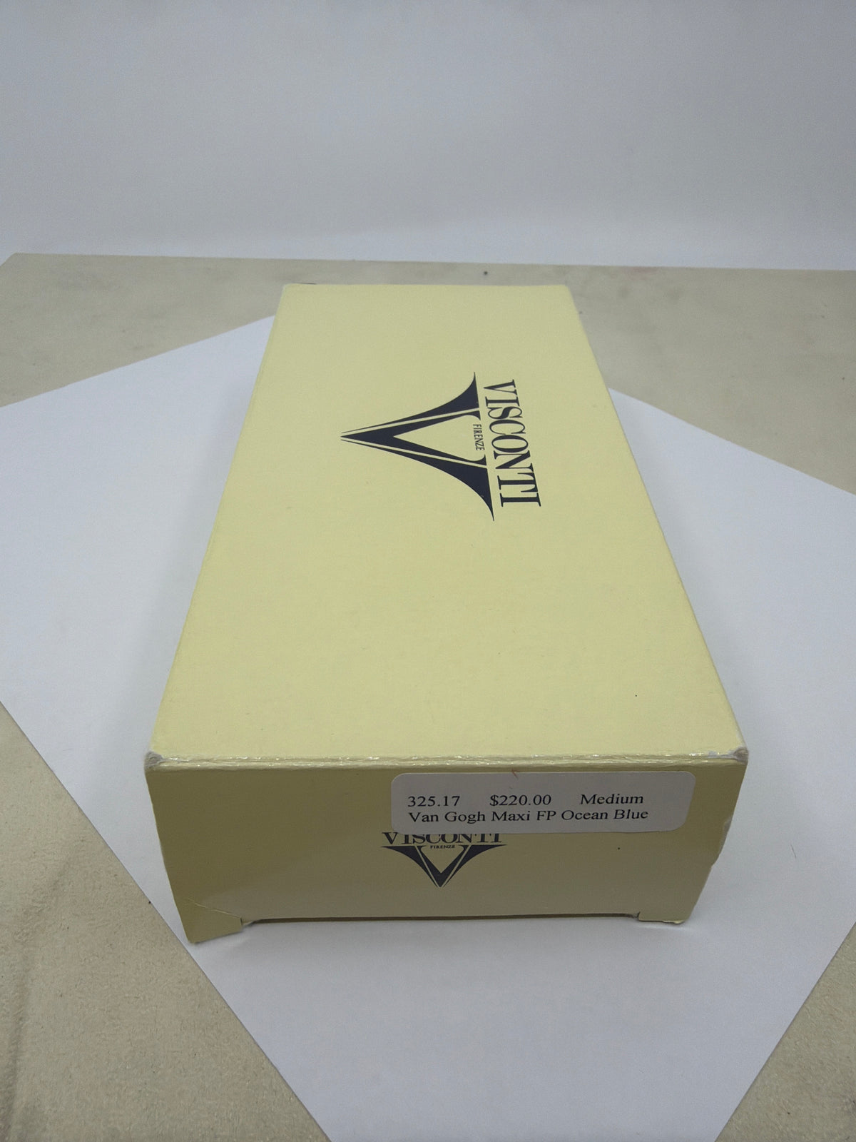 Visconti Early Van Gogh Maxi Ocean Blue Fountain Pen - Large Medium 14kt Gold Nib