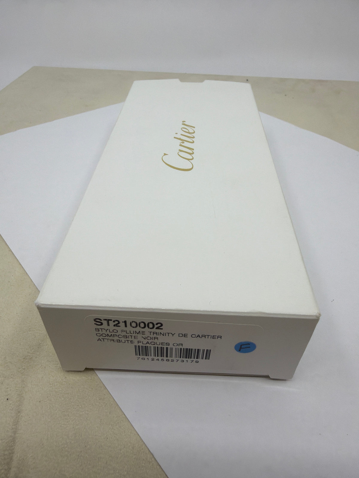 Cartier Black Trinity Fountain Pen - Fine 18kt Gold Nib