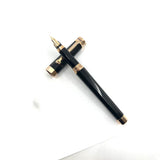 Montegrappa Nero Uno Linea Fountain Pen - Fine 18kt Gold Nib