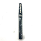 Visconti Marbled Lustrous Charcoal & White Kaleido Fountain Pen - Fine 18kt Gold Nib