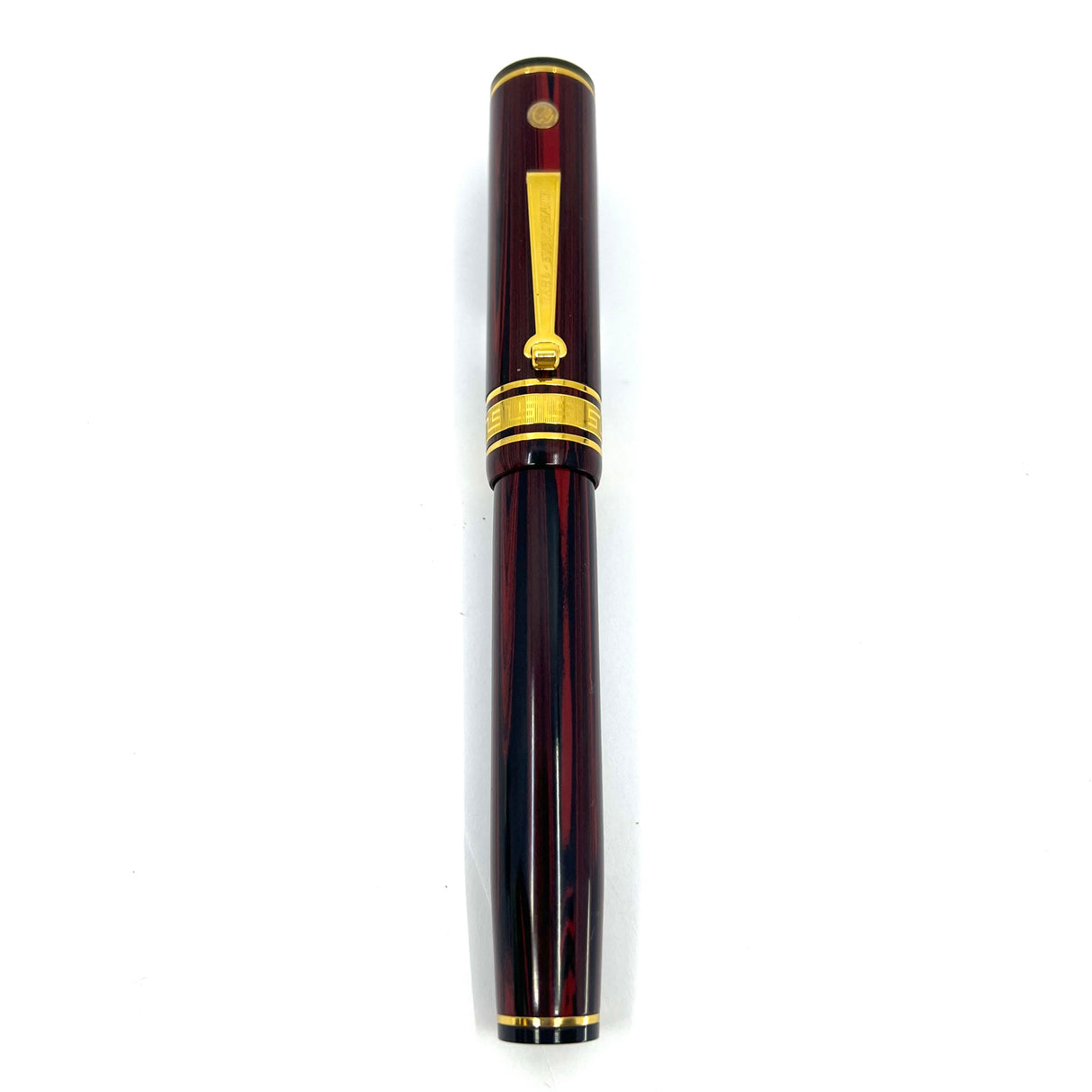 Wahl-Eversharp Decoband Rosewood Ebonite Fountain Pen -  Medium 14kt Gold Nib