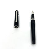 Pilot-Namiki Black Lacquered Bamboo Metal Oversized Fountain  Pen - Broad 14kt Gold Nib