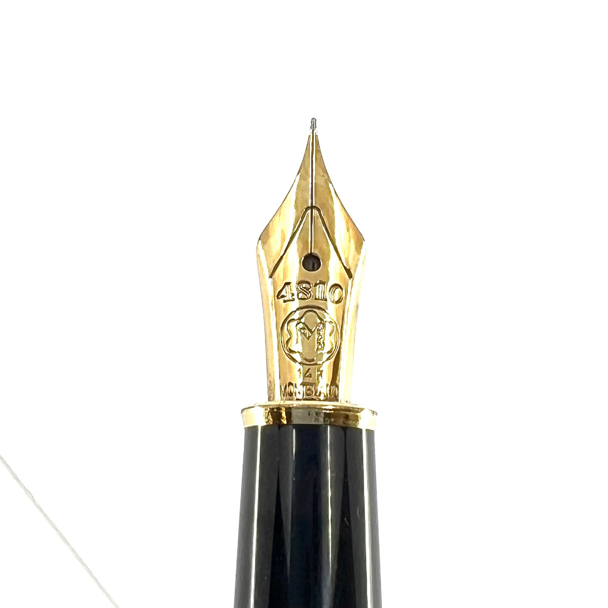 Montblanc Black Resin Meisterstuck #144 Classique Fountain Pen - Extra Fine 14kt Gold  Nib