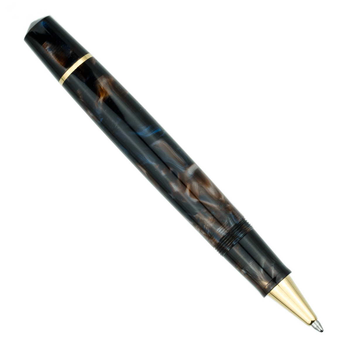 OMAS Bologna Rollerball Pen Galassia Gold Trim