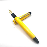 Sailor 1911 Standard Size Yellow Fountain Pen   - Medium 18kt Gold Nib