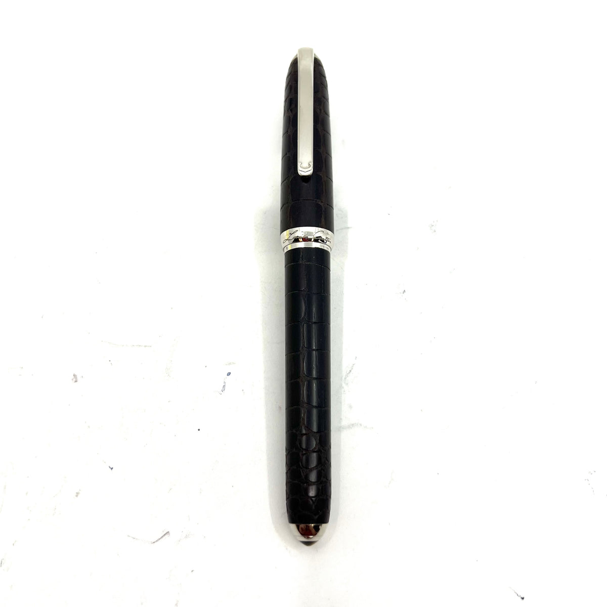 Cartier - Louis Cartier Crocodile Scales Engraved Wood Body Limited Edition Fountain Pen