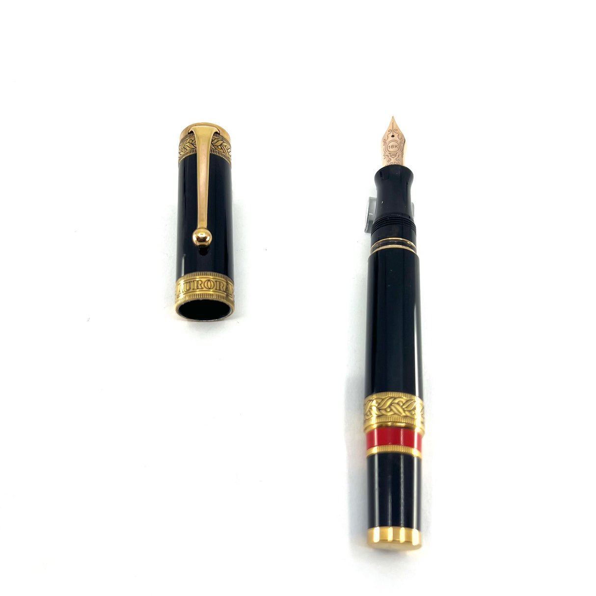 Aurora Dante's Inferno Limited Edition Fountain Pen #464 of 1265 - Fine 18kt Gold Nib