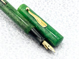 Aikin Lambert New York "Mercantile" Jade Green Celluloid - Fountain Pen