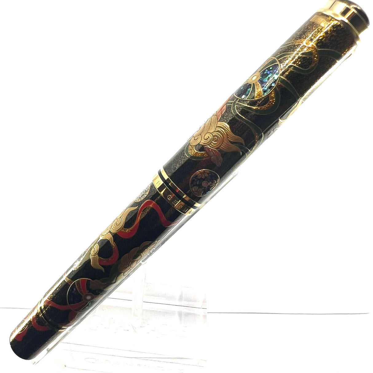 Pelikan Souveran M1000 Maki-e "Karajishi" Limited Edition Fountain Pen - #18 of 88 Pieces - Fine 18kt Gold Nib -  Complete Boxes & Booklets - MINT & RARE!!