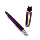 Montblanc Meisterstuck Bordeaux Resin #146 LeGrand Fountain Pen - Medium 14kt Gold Nib