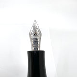 Visconti Black Divina Mid-Size Spiral Fountain Pen - Flexible Broad 23K Palladium Nib