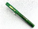 Aikin Lambert New York "Mercantile" Jade Green Celluloid - Fountain Pen