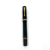 Parker Black Duofold  1888-1988 Centennial Collector Edition - First Year Parker Cap Top Medallion - Medium 18kt Gold Nib