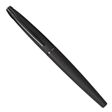 Cross ATX®  Brushed Black with Machine-Turned Diamond Pattern Engraving with Polished Black PVD Fountain Pen