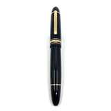 Montblanc Black Meisterstuck #149 Fountain Pen-Broad Oblique (Profile Of Left Foot) 18kt Gold Nib