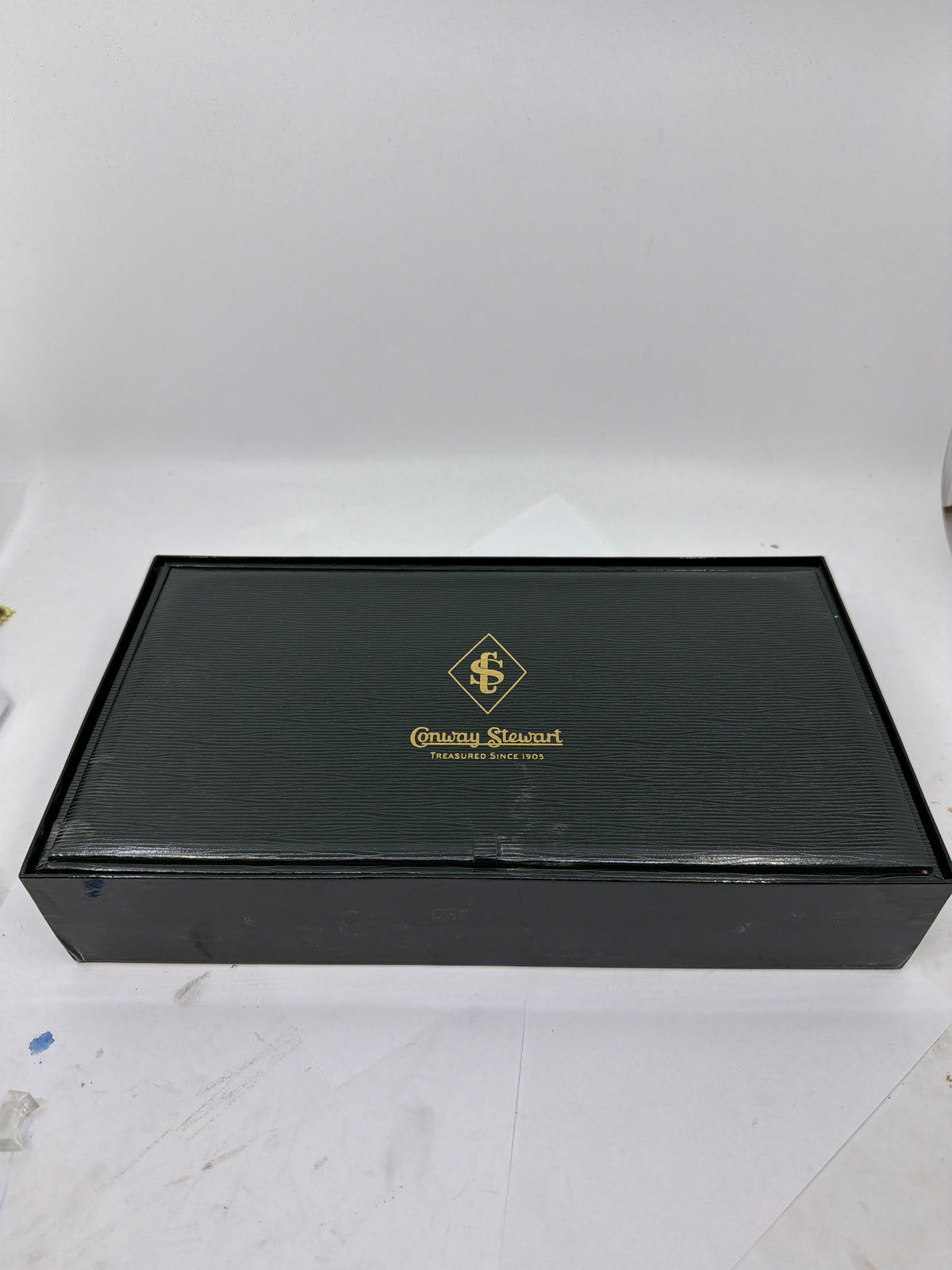 Conway Stewart Marble Brown Fountain Pen for Fountain Pen Hospital's 60th Anniversary #48 of 60 Pens- Fine 18kt Gold Nib - Cap Bands & Clip are 18kt Gold