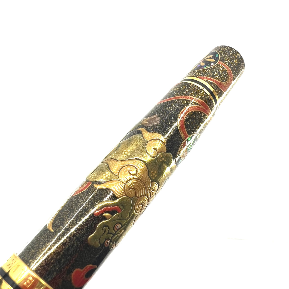 Pelikan Souveran M1000 Maki-e "Karajishi" Limited Edition Fountain Pen - #18 of 88 Pieces - Fine 18kt Gold Nib -  Complete Boxes & Booklets - MINT & RARE!!