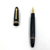 Montblanc Black Meisterstuck #149 Fountain Pen-Broad Oblique (Profile Of Left Foot) 18kt Gold Nib