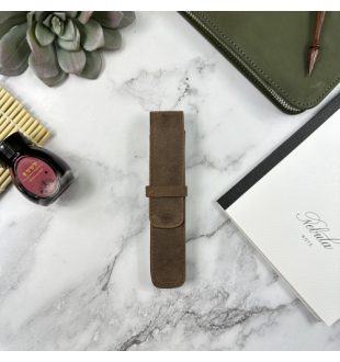 Pen Case Girologio 1 Pen  - Bomber Brown