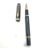 Waterman Man 100 Black Lacquered Fountain Pen - Fine 18kt Gold Nib