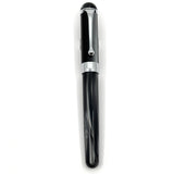 Aurora Alpha Tuscan Night Lustrous Charcoal Fountain Pen