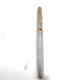Waterman L'Etalon Sterling Silver Basket Weave Design Fountain Pen- Medium 18kt Gold Nib
