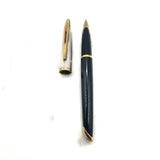 Waterman Carene Deluxe Black Barrel/Silver-Plated Cap Fountain  Pen   - Fine 18kt Gold Nib