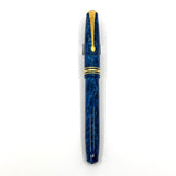 Conway Stewart Lustrous Marbled Blue Fountain Pen