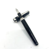 Signum (Italy) Marbleized Brown Fountain Pen - Broad 18kt Gold Nib