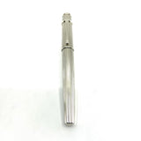 Cartier Diabolo Platinum Plated Fountain Pen - Medium 18kt Gold Nib