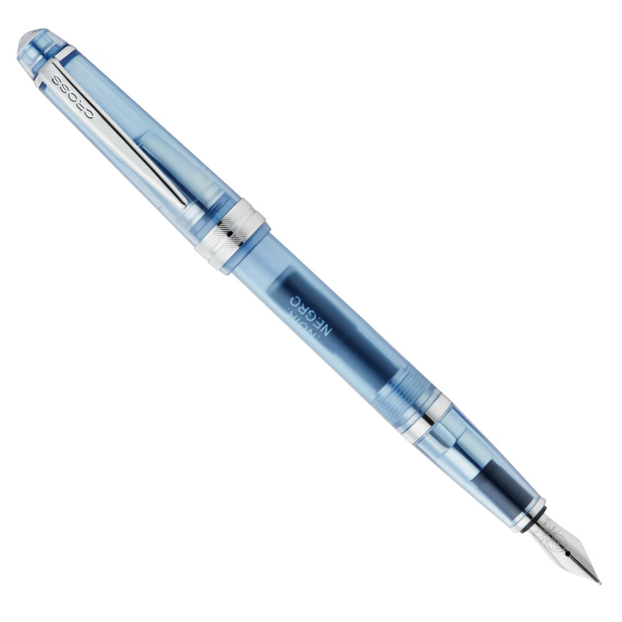 Cross Bailey™  Light Translucent Navy-Blue Resin - Fountain Pen