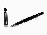 Aurora 88 Black with Nikargenta Trim - Fountain Pen (Small)
