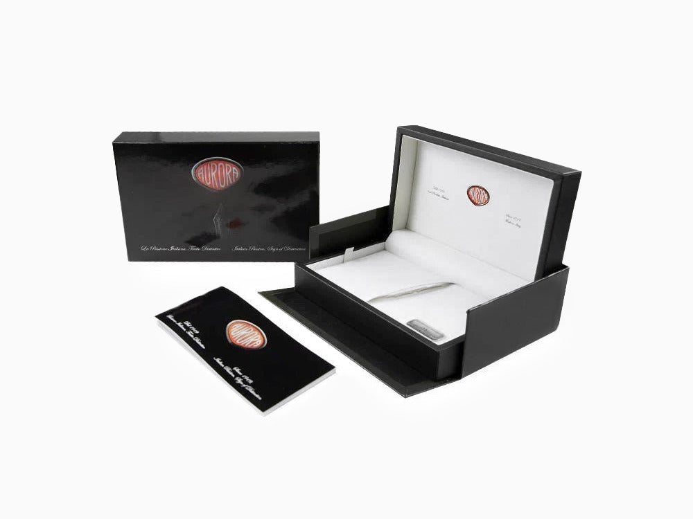 Aurora 88 Black with Nikargenta Trim - Fountain Pen (Small)