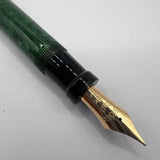 Aurora Internazionale Green Marble Auroroloide Limited Edition  Fountain Pen - Fine 18kt Gold Nib