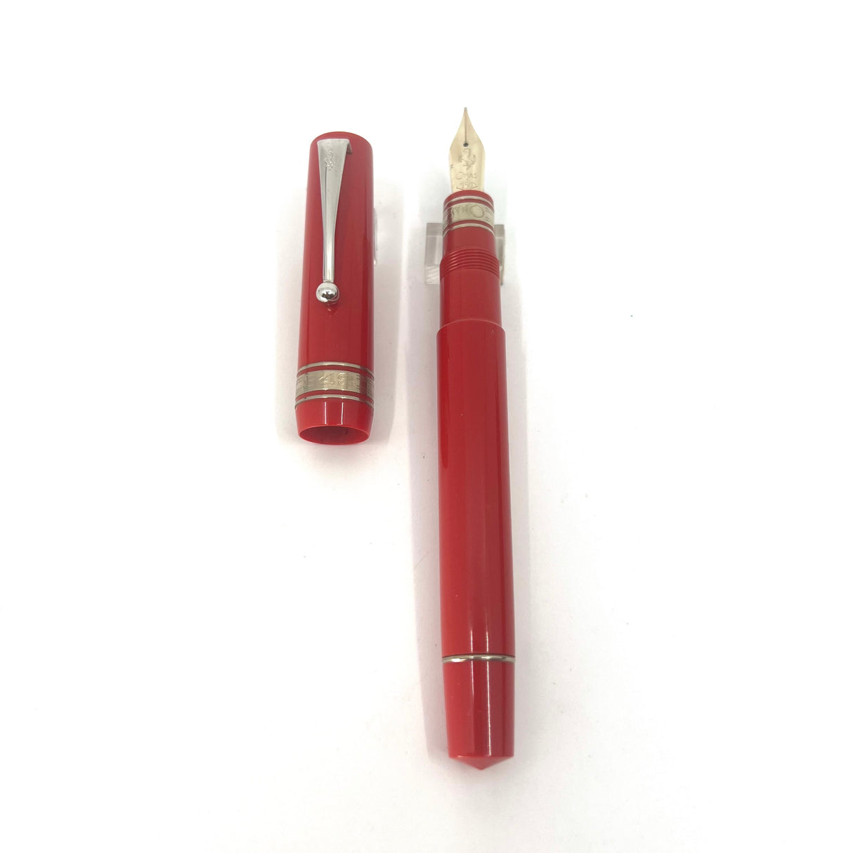 OMAS Red Ferrari 348 Challenge Fountain Pen - Medium 18kt Gold Nib