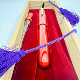 Pilot Namiki Emperor Red Urushi Fountain Pen -  Broad 21 kt Gold Nib - Circa 1996