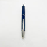 Pilot Namiki Blue Vanishing Point Fountain Pen - Classic Style Multi-Facetted  Body  - 1996 - Medium 14kt Gold  Nib