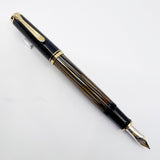 Pelikan M400 Tortoise Brown Fountain Pen - Medium 14kt Gold Nib