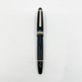 Montblanc Black Resin Meisterstuck #146 LeGrand Fountain Pen -  Fine 14kt Gold Nib