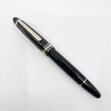 Montblanc Black Resin Meisterstuck #146 LeGrand Fountain Pen -  Fine 14kt Gold Nib