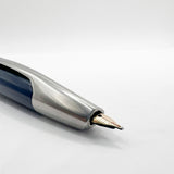 Pilot Namiki Blue Vanishing Point Fountain Pen - Classic Style Multi-Facetted  Body  - 1996 - Medium 14kt Gold  Nib