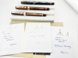 ASC -  Armando Simoni Club "THE 3 KINGS SET" The Grail of ASC - Set of 3 Celluloid Fountain Pens with Specialty Flexible Nibs!