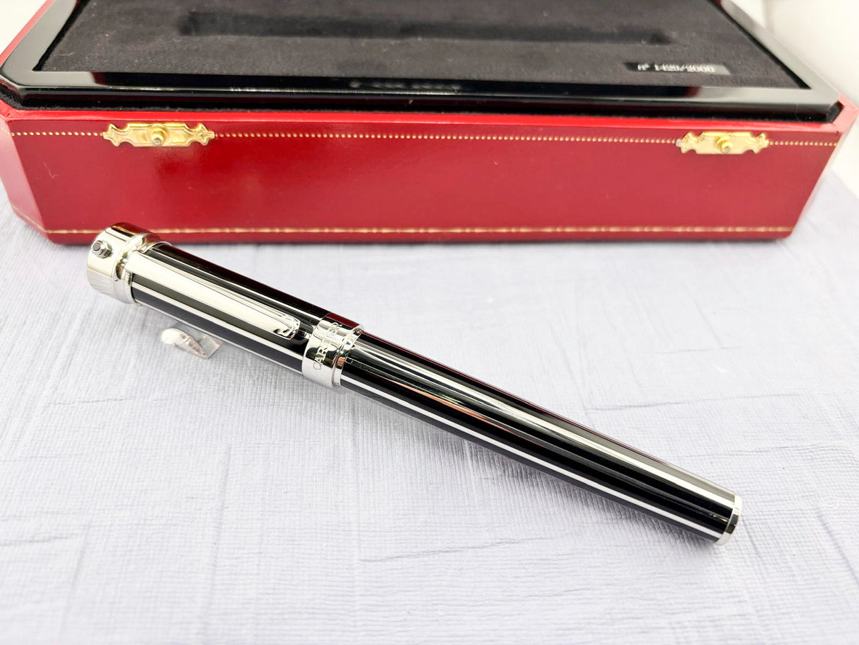 CARTIER Limited Edition 2000 Fountain Pen Watch Ref. ST190007 - LE# 1429/2000 - Medium 18kt Gold Nib