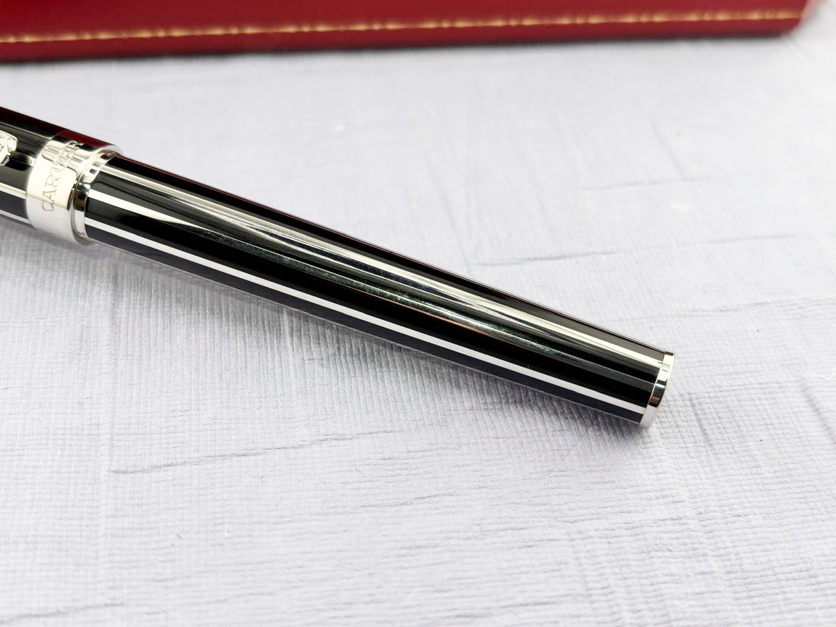 CARTIER Limited Edition 2000 Fountain Pen Watch Ref. ST190007 - LE# 1429/2000 - Medium 18kt Gold Nib