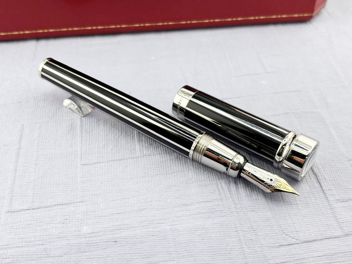 CARTIER Limited Edition 2000 Fountain Pen Watch Ref. ST190007 - LE# 1429/2000 - Medium 18kt Gold Nib